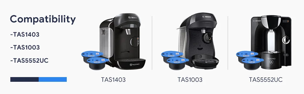 Capsules de café + push+ brossette. compatible avec la machine à café Bosch Tassimo